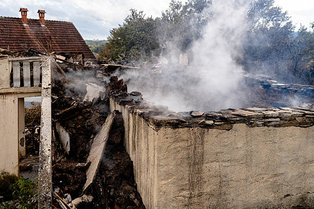 Professional Fire Damage Repair technician working in Willow Grove, TX